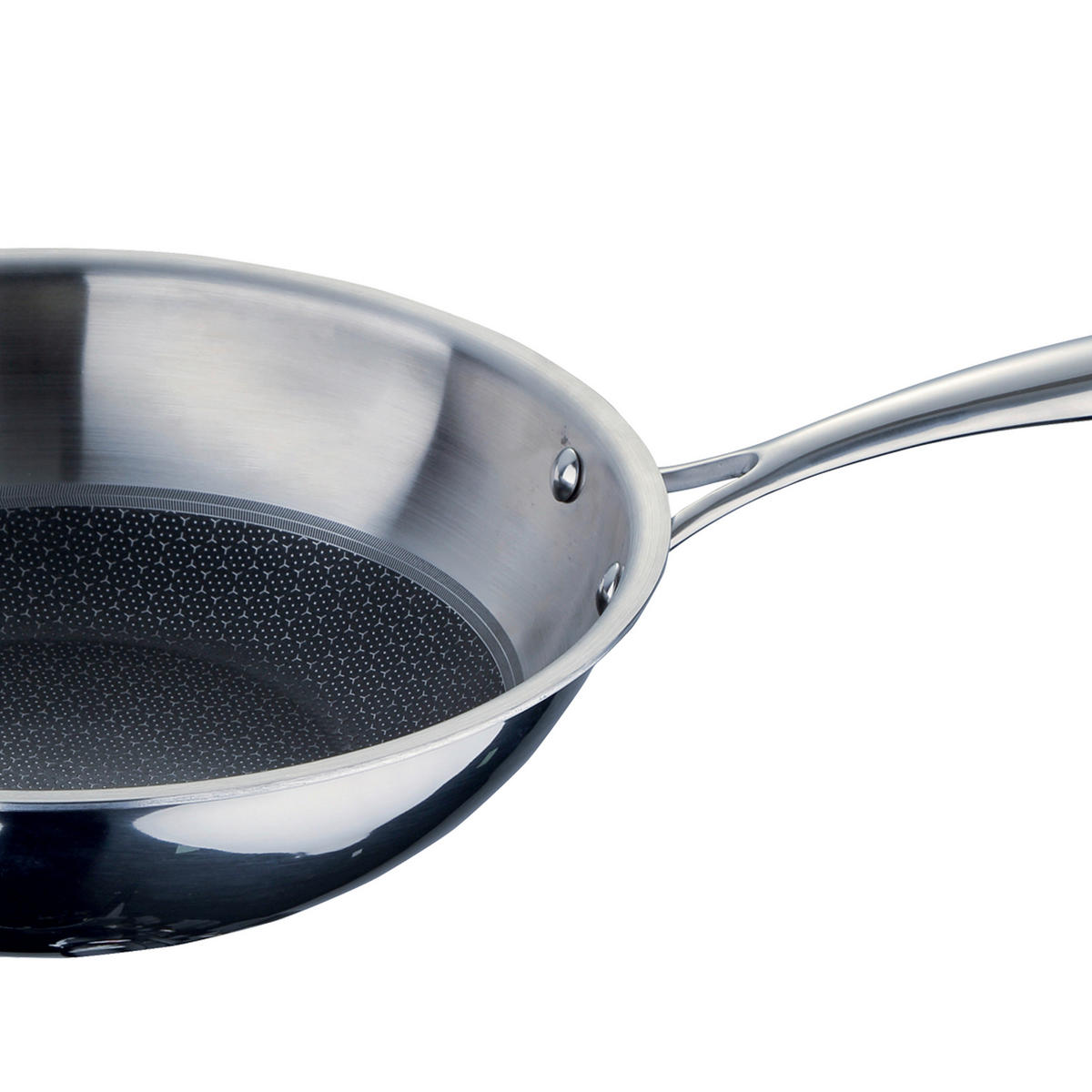 WOK  - Edelstahlfarben/Schwarz, Basics, Metall (53/29,5/9cm) - Masterpro