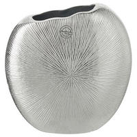 VASE 22 cm  - Silberfarben, Design, Metall (23/9/22cm) - Ambia Home