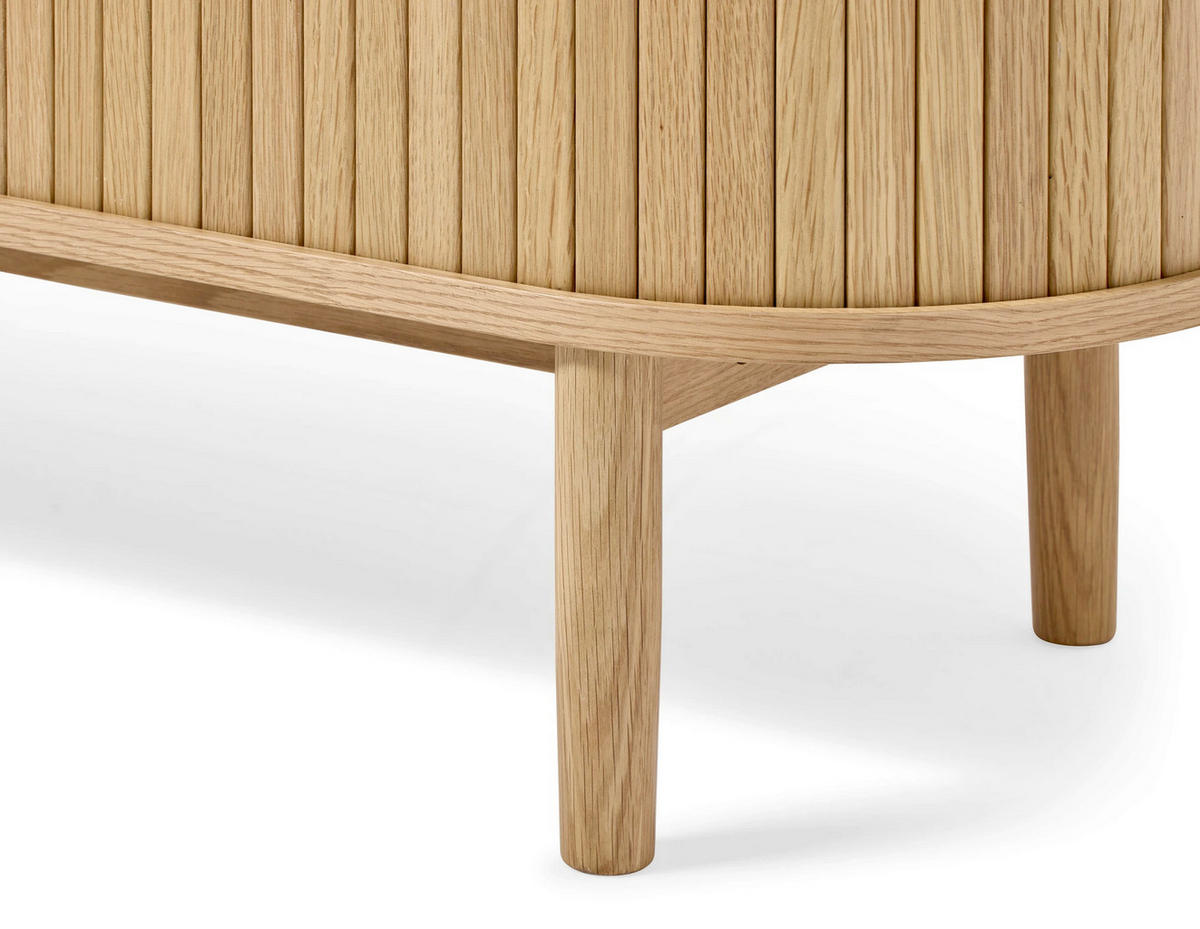 LOWBOARD Eiche Bianco  180/55,6/40 cm  - Eiche Bianco, Design, Holz (180/55,6/40cm) - Lomoco