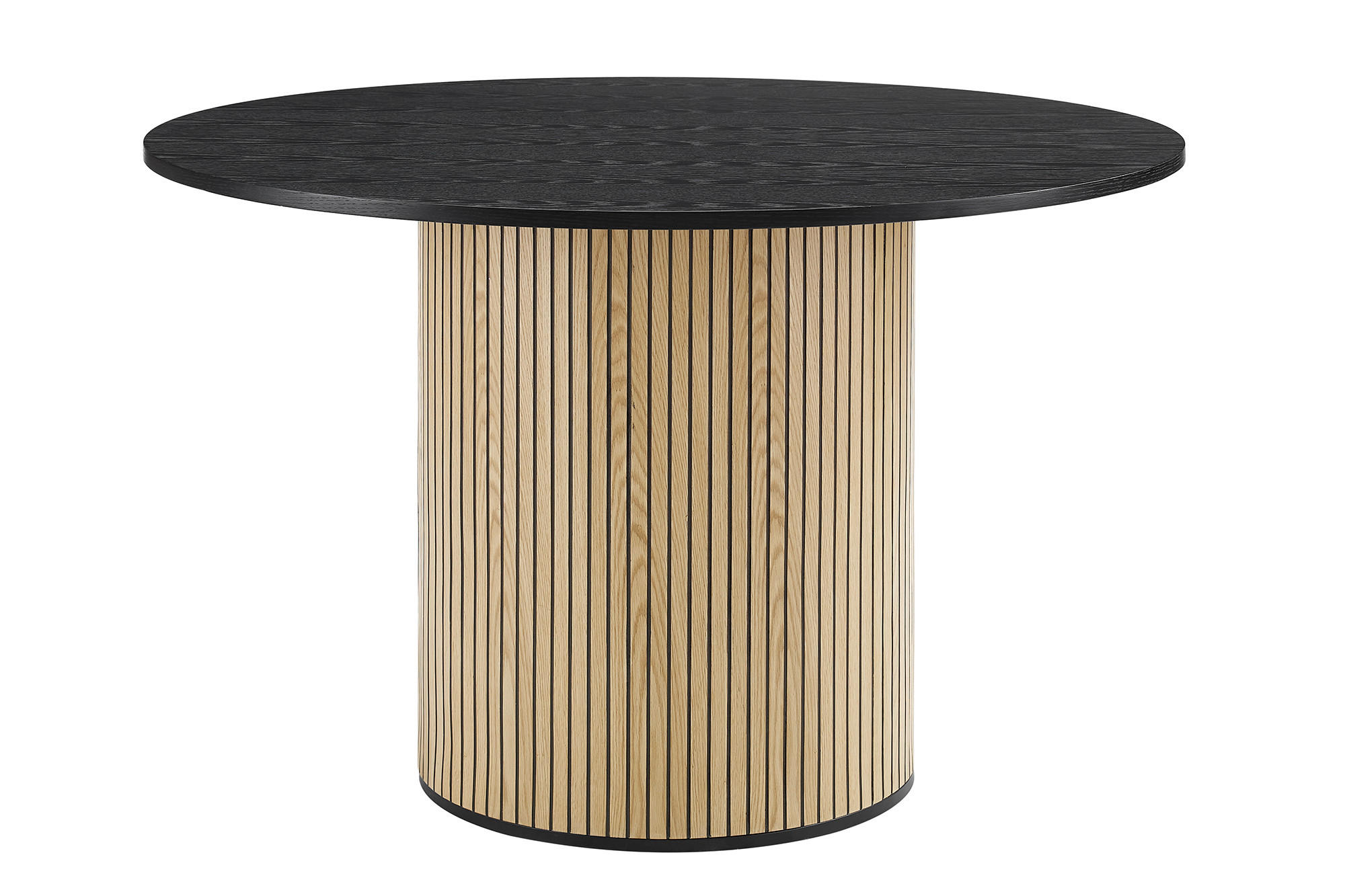 ESSTISCH in Holz, Metall, Holzwerkstoff 120/120/75 cm  - Schwarz/Naturfarben, MODERN, Holz/Holzwerkstoff (120/120/75cm) - Livetastic