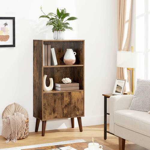 VYSOKÁ KOMODA, hnědá, 60/120/30 cm - hnědá, Trend, kompozitní dřevo (60/120/30cm) - Boxxx