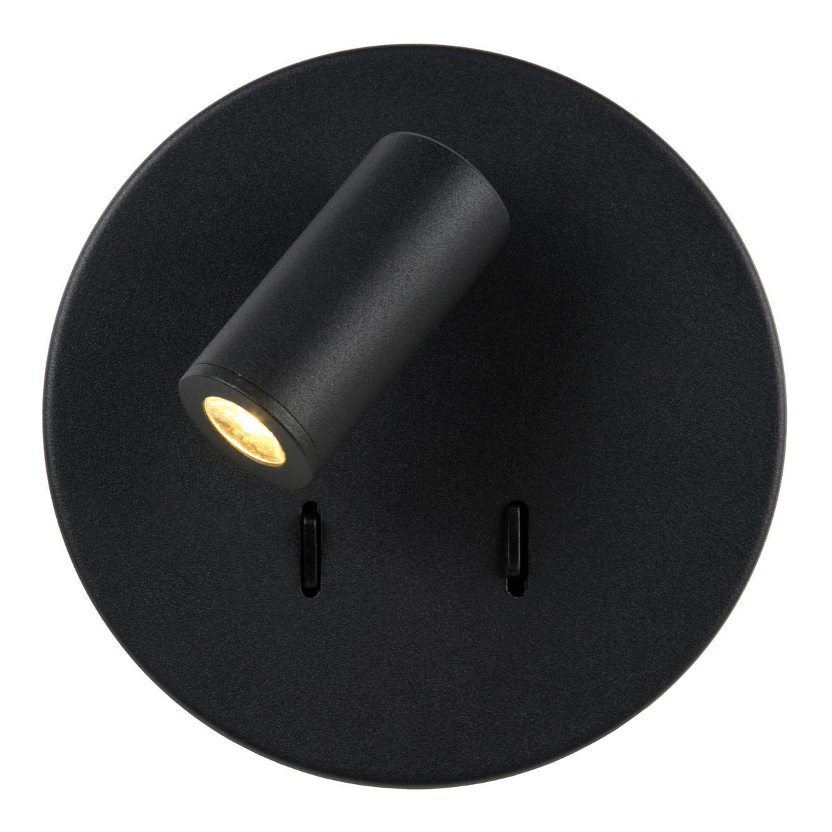 WANDLEUCHTE Bentjer 14/14/10.5 cm   - Schwarz, Basics, Metall (14/14/10.5cm) - Lucide