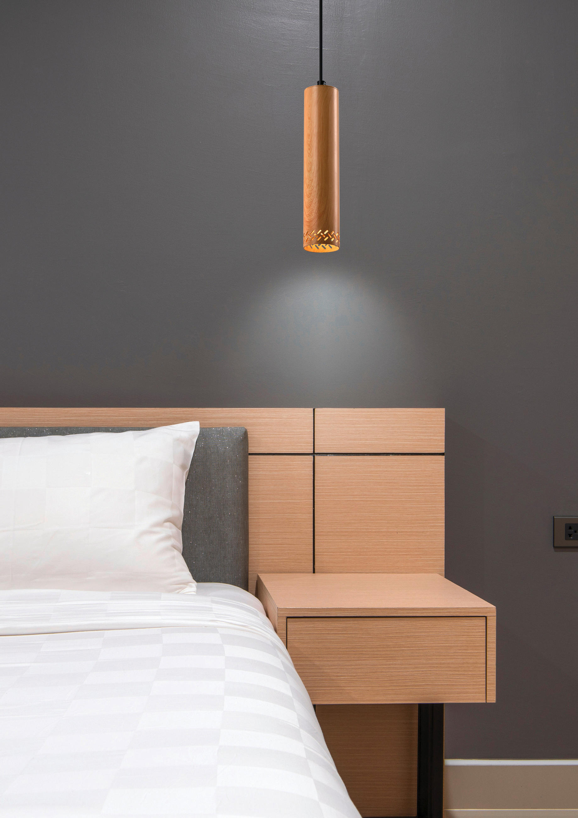 HÄNGELEUCHTE Tubo 7/7/90 cm   - Schwarz, Design, Metall (7/7/90cm)