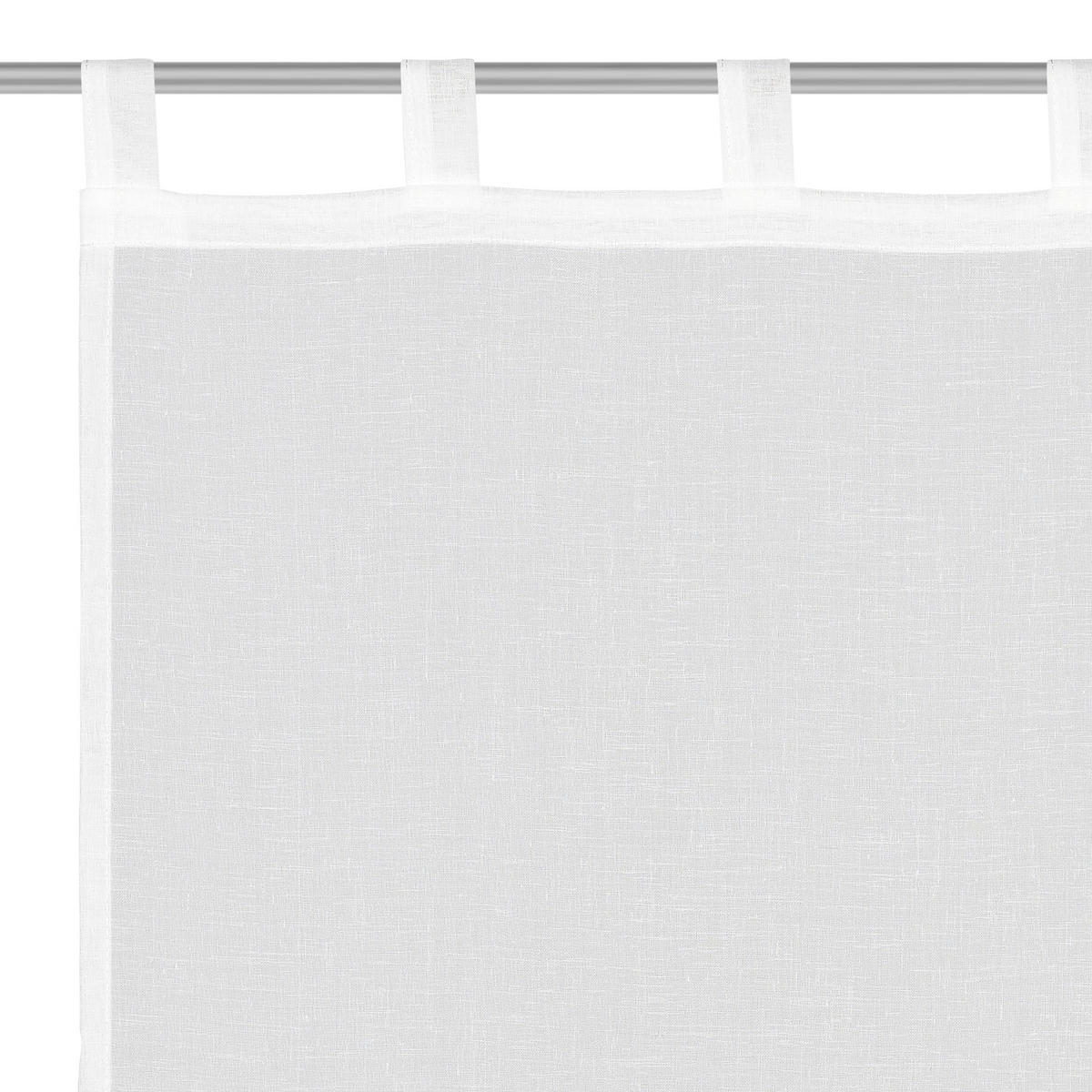 KURZGARDINE    140/50 cm  - Weiß, Basics, Textil (140/50cm) - Esposa