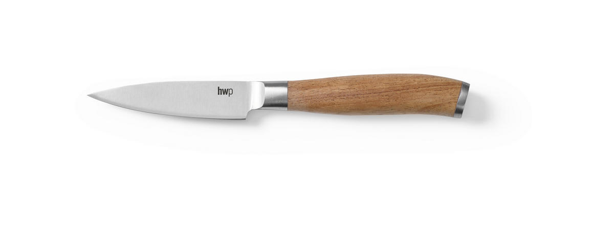 BLOC CUțITE 6 piese Toronto  - culoare lemn acacia, Konventionell, lemn/metal - Homeware Profession.
