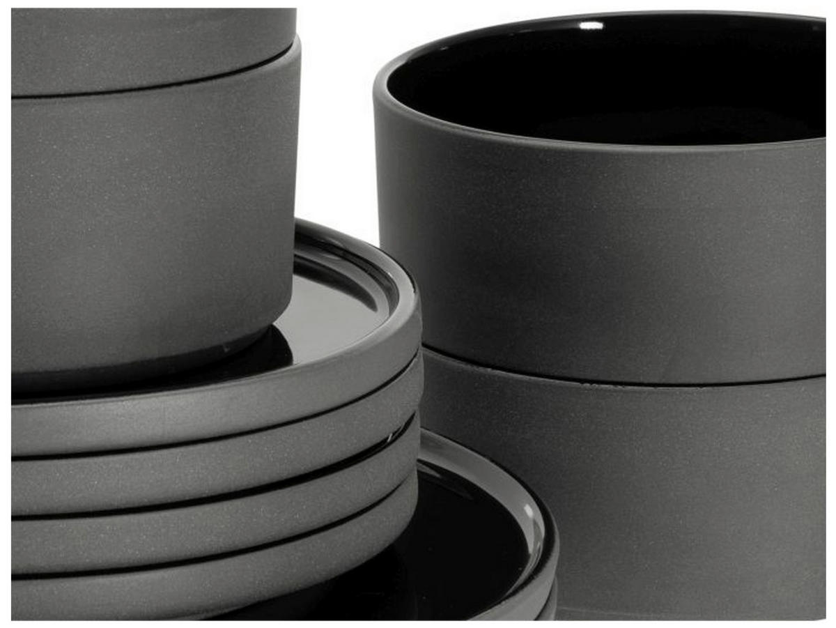 MÜSLISCHALENSET Futuro 4-teilig  - Schwarz, Basics, Keramik (14/14/6cm) - Creatable