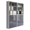 AKTENSCHRANK 168,8/227,2/33 cm  - Anthrazit Hochglanz/Grau, MODERN, Holzwerkstoff (168,8/227,2/33cm) - MID.YOU