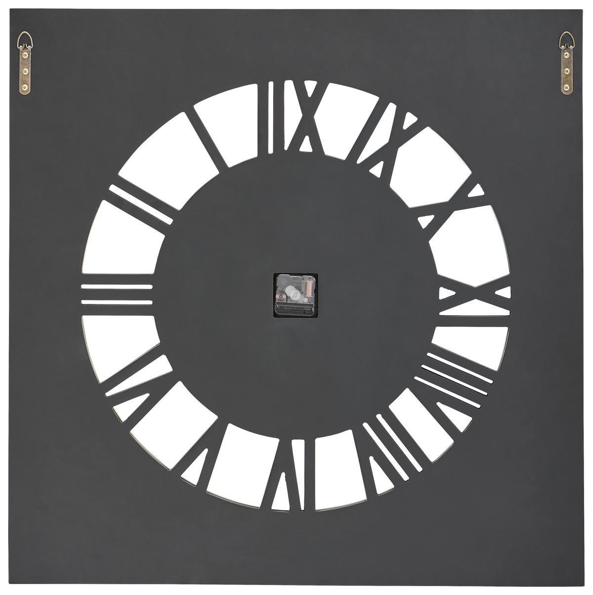 WANDUHR  Klar  - Klar, Design, Glas/Holzwerkstoff (80/80/2,4cm) - MID.YOU