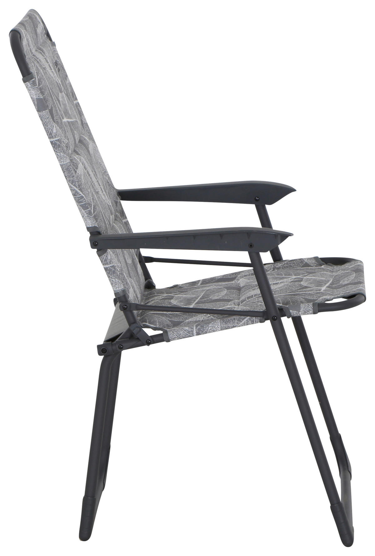 CAMPINGSESSEL - Anthrazit/Grau, KONVENTIONELL, Textil/Metall (55/99/73cm) - Siena Garden