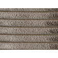 LIEGE  in Cord Graubraun  - Graubraun/Schwarz, Basics, Kunststoff/Textil (205/90/95cm) - Xora
