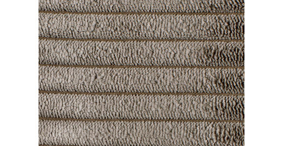 LIEGE  in Cord Graubraun  - Graubraun/Schwarz, Basics, Kunststoff/Textil (205/90/95cm) - Xora