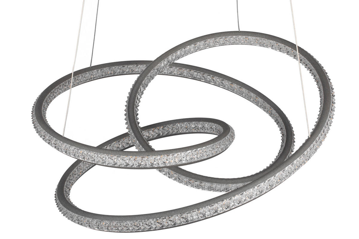 ZÁVESNÉ LED SVIETIDLO, 55/120 cm  - biela, Design, plast (55/120cm) - Ambiente