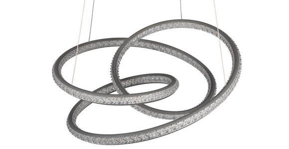 LED-HÄNGELEUCHTE 55/120 cm - Weiß, Design, Kunststoff (55/120cm) - Ambiente