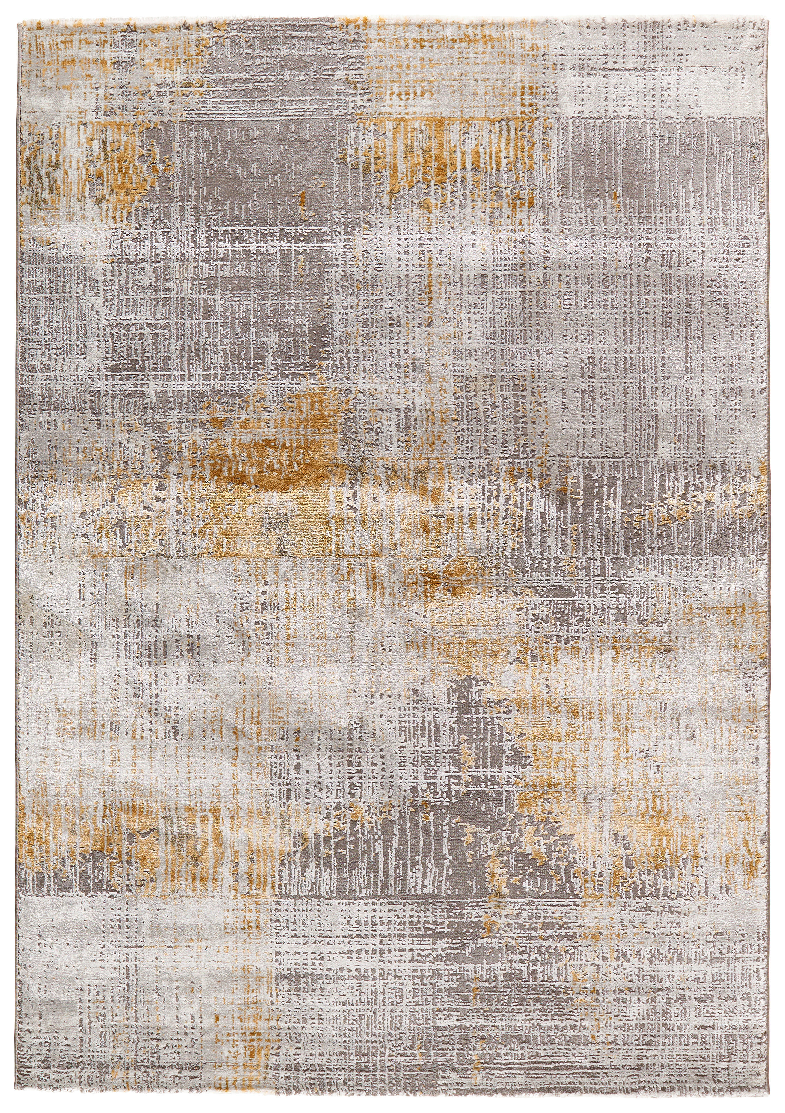 VINTAGE-TEPPICH  80/150 cm  Gelb, Grau   - Gelb/Grau, Design, Textil (80/150cm) - Novel