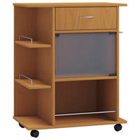 RULLVAGN in bokfärgad  - bokfärgad, Modern, metall/trämaterial (65/39/80cm) - MID.YOU