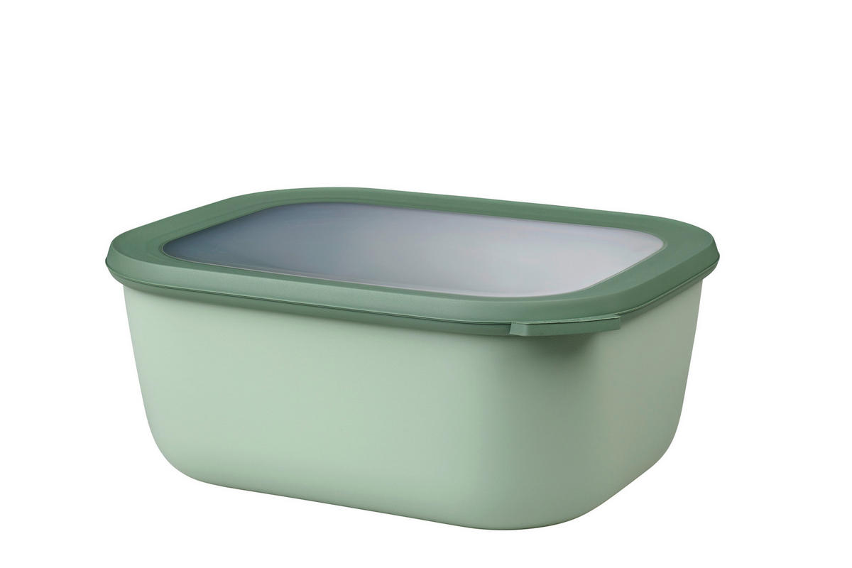 RECIPIENT DEPOZITARE ALIMENTE  3,0 l  - verde salvie/verde, Konventionell, plastic (25/10/20cm) - Mepal