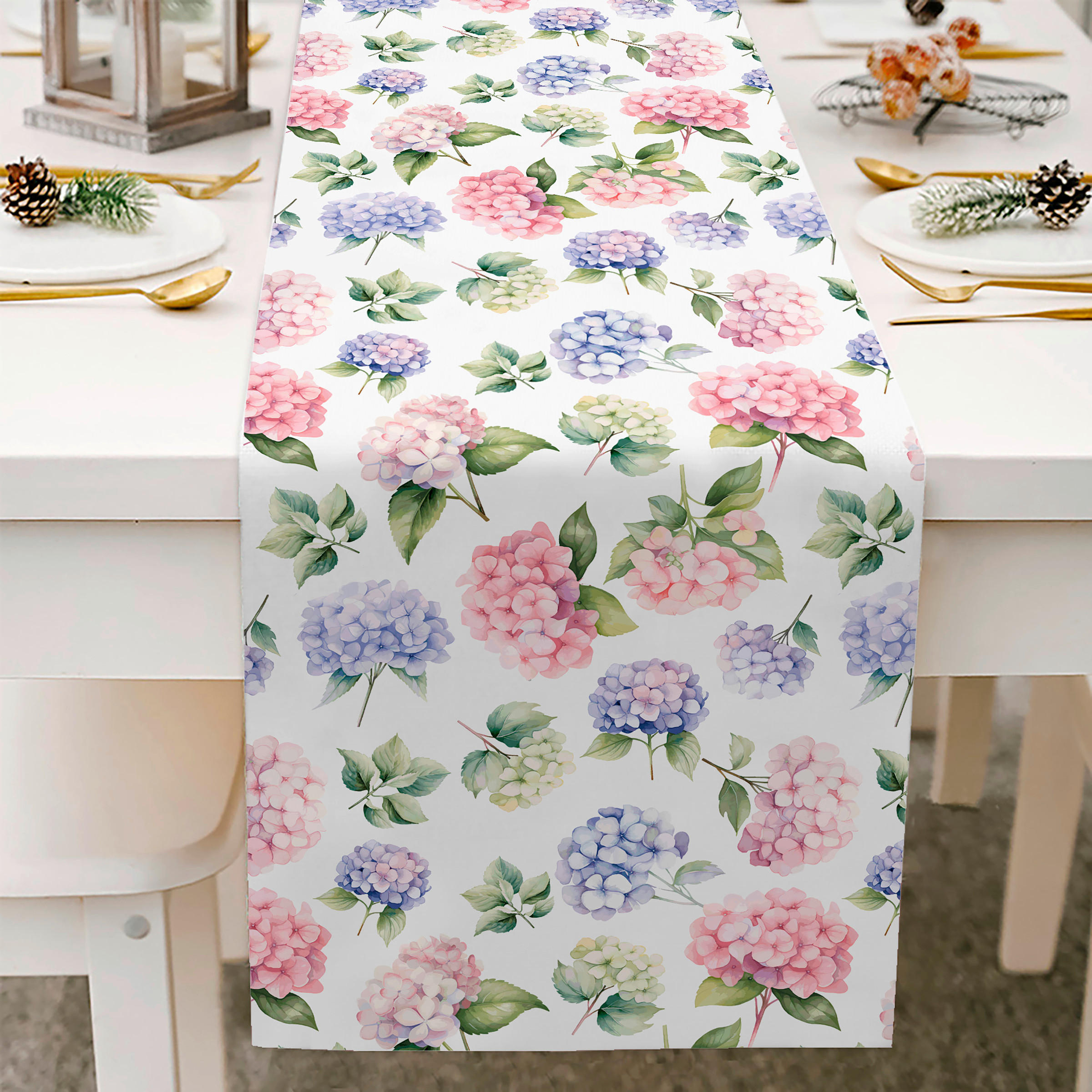 ASZTALI FUTÓ 40/140 cm   - lila, Basics, textil (40/140cm)