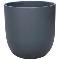 OKRASNI LONČEK - temno siva, Basics, keramika (50/50cm) - Ambia Home