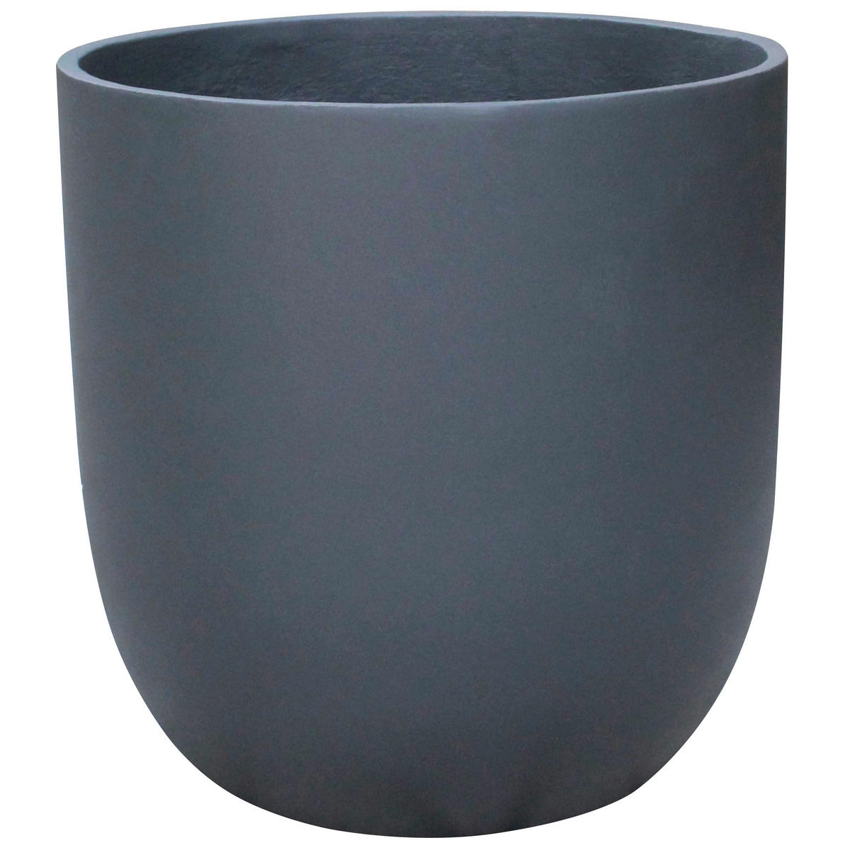 OKRASNI LONČEK - temno siva, Basics, keramika (50/50cm) - Ambia Home