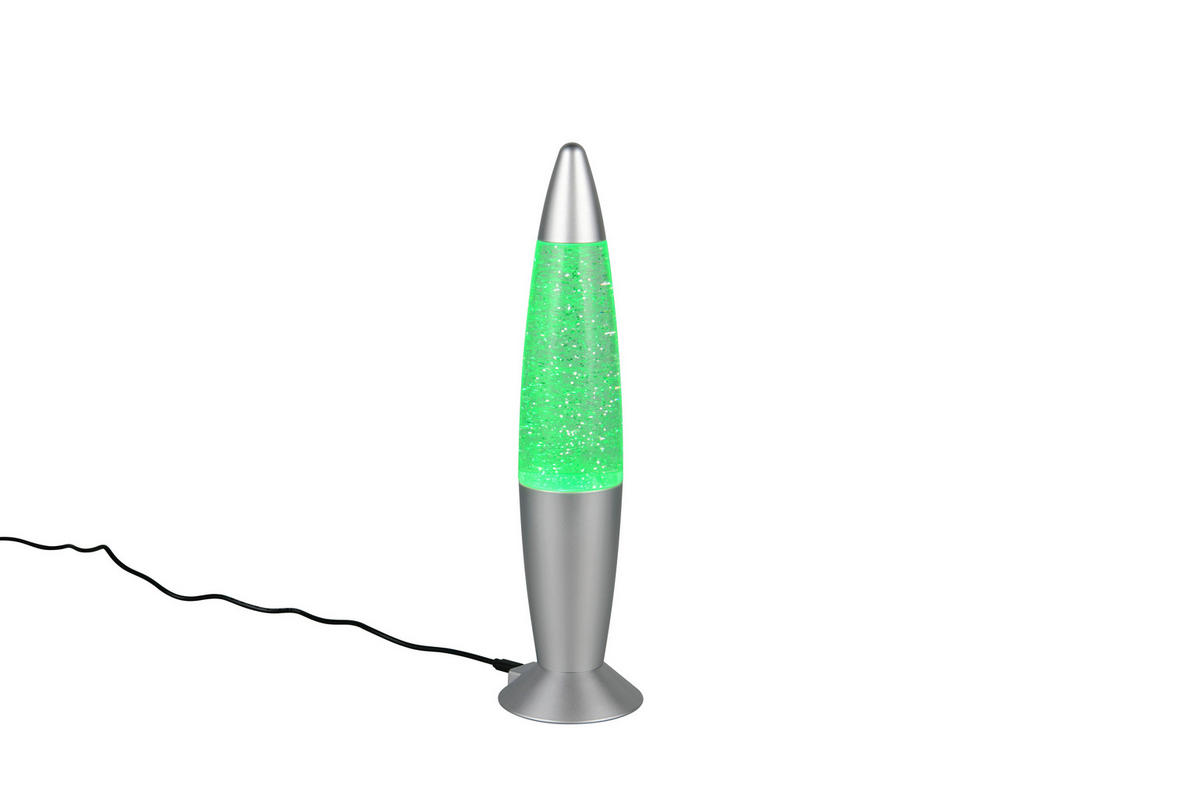 LED-TISCHLEUCHTE Fame 9/34,5 cm  - Transparent/Titanfarben, LIFESTYLE, Kunststoff (9/34,5cm)