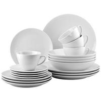 KOMBISERVICE Weiß Mesh weiß 20-teilig 4 Personen  - Weiß, Basics, Keramik - Rosenthal