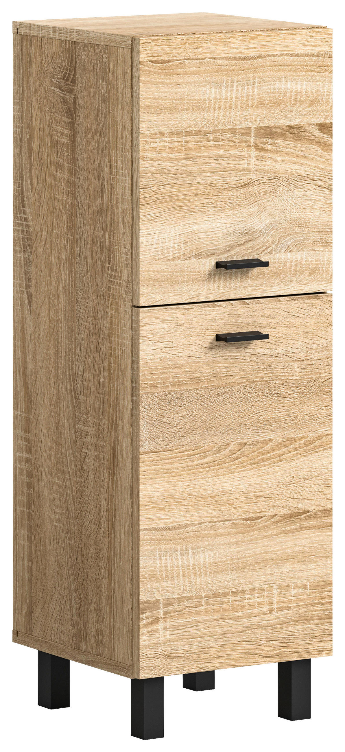 MIDISCHRANK 30/80/29 cm  - Sonoma Eiche, MODERN, Holzwerkstoff/Kunststoff (30/80/29cm) - MID.YOU