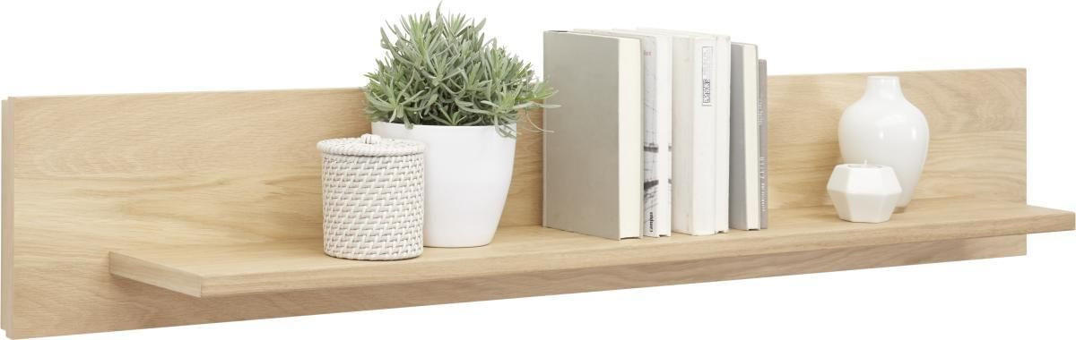 WANDBOARD Eiche furniert Eichefarben  - Eichefarben, KONVENTIONELL, Holz (141/24/22cm) - Voleo