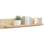 WANDBOARD Eiche furniert Eichefarben  - Eichefarben, KONVENTIONELL, Holz (141/24/22cm) - Voleo