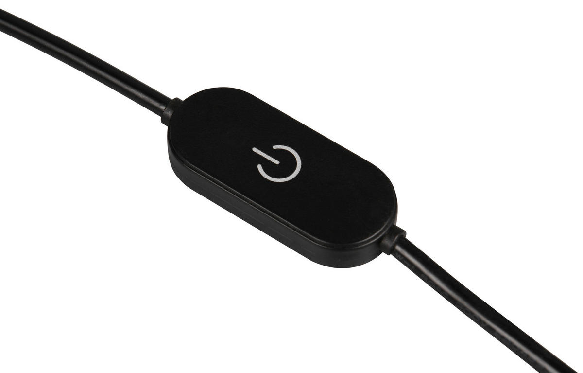 LED-TISCHLEUCHTE 10/14 cm   - Schwarz/Nickelfarben, Design, Metall (10/14cm) - Trio Leuchten
