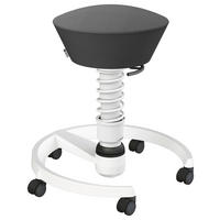 BÜROHOCKER 55/45,66/55 cm  - Schieferfarben/Weiß, Basics, Kunststoff/Textil (55/45,66/55cm) - Aeris