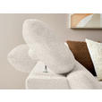 ECKSOFA in Bouclé Creme  212/287 cm  - Eichefarben/Creme, MODERN, Holz/Textil (212/287cm) - Valnatura