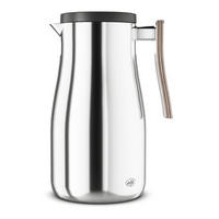 ISOLIERKANNE STUDIO ALLURE 1 L  - Silberfarben, Design, Holz/Metall (1l) - Alfi