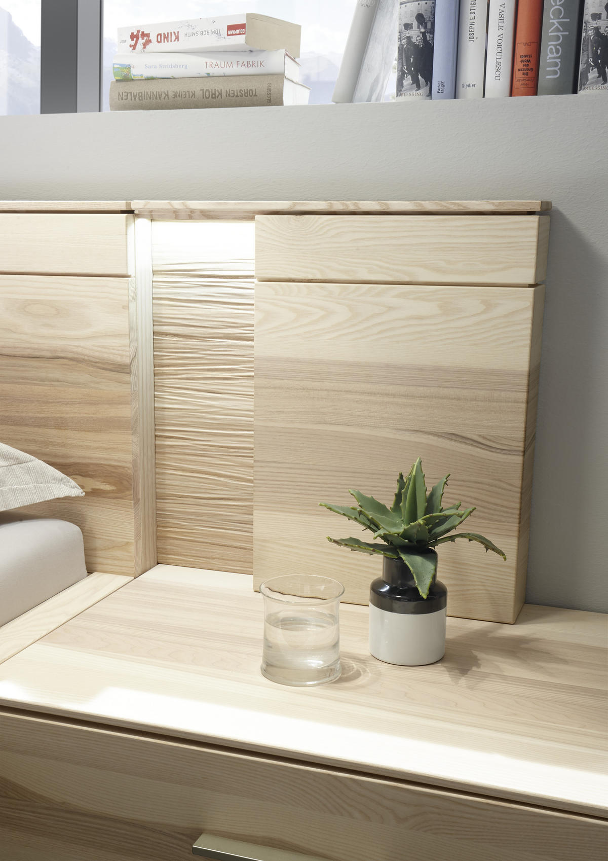 BETTANLAGE 180/200 cm  in Eschefarben   - Eschefarben, Design, Holz (180/200cm) - Valdera