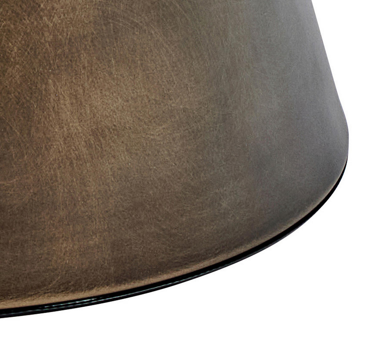 COUCHTISCH DUNSLEY Klarglas 45/45/47 cm rund Braun, Bronzefarben  - Braun/Bronzefarben, Design, Glas/Metall (45/45/47cm) - MID.YOU