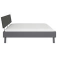 BETT 180/200 cm  in Grau  - Grau, Design, Holzwerkstoff/Textil (180/200cm) - Carryhome