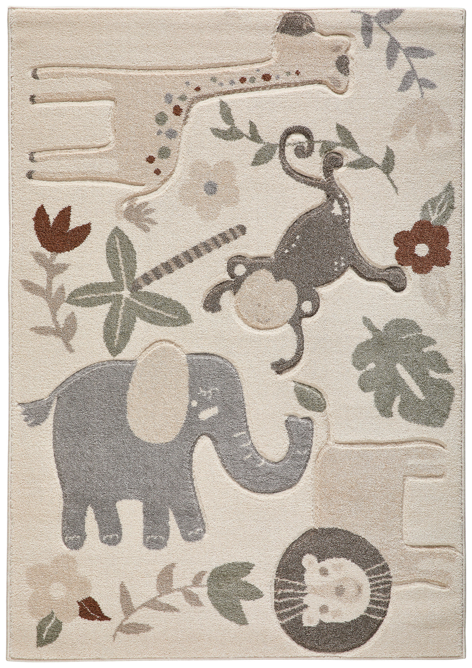 KINDERTEPPICH 80/150 cm Tier  - Creme, Trend, Textil (80/150cm) - Ben'n'jen