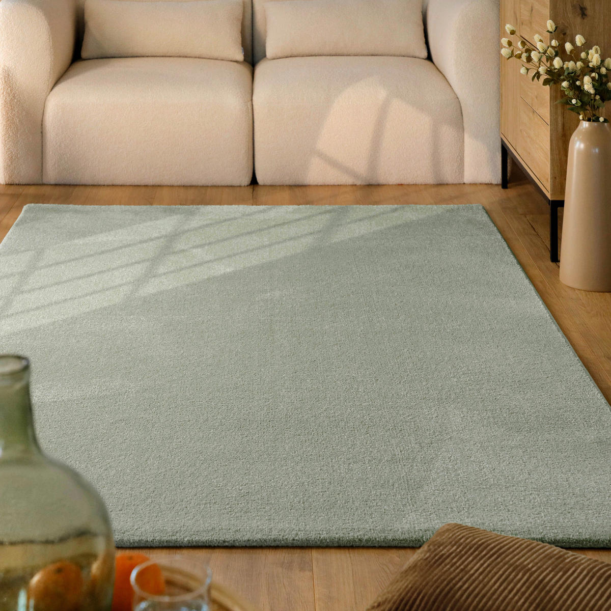 LÄUFER 80/300 cm Esprit  - Salbeigrün, Basics, Textil (80/300cm) - Esprit