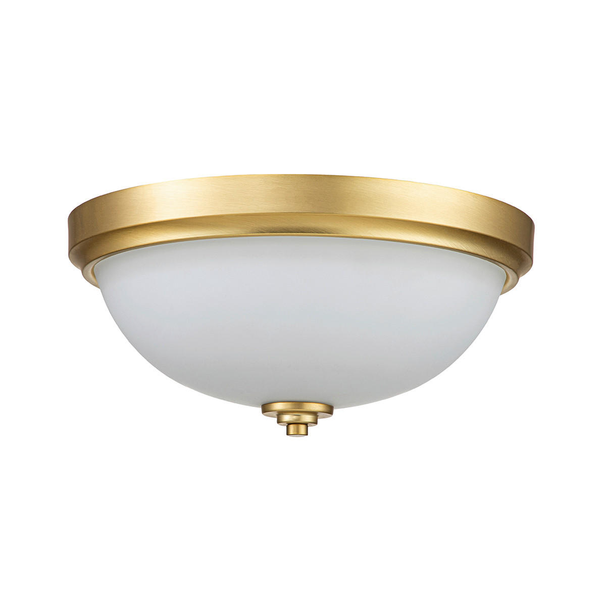 STROPNÉ SVIETIDLO DO KÚPEĽNE, 33.5/15.6 cm  - mosadzná, Konventionell, kov/sklo (33.5/15.6cm) - Elstead Lighting