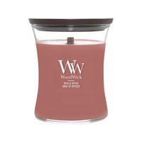 ILLATGYERTYA - cappuccino/átlátszó, Basics, üveg/paraffin (9.9/11.4/9.9cm) - WoodWick