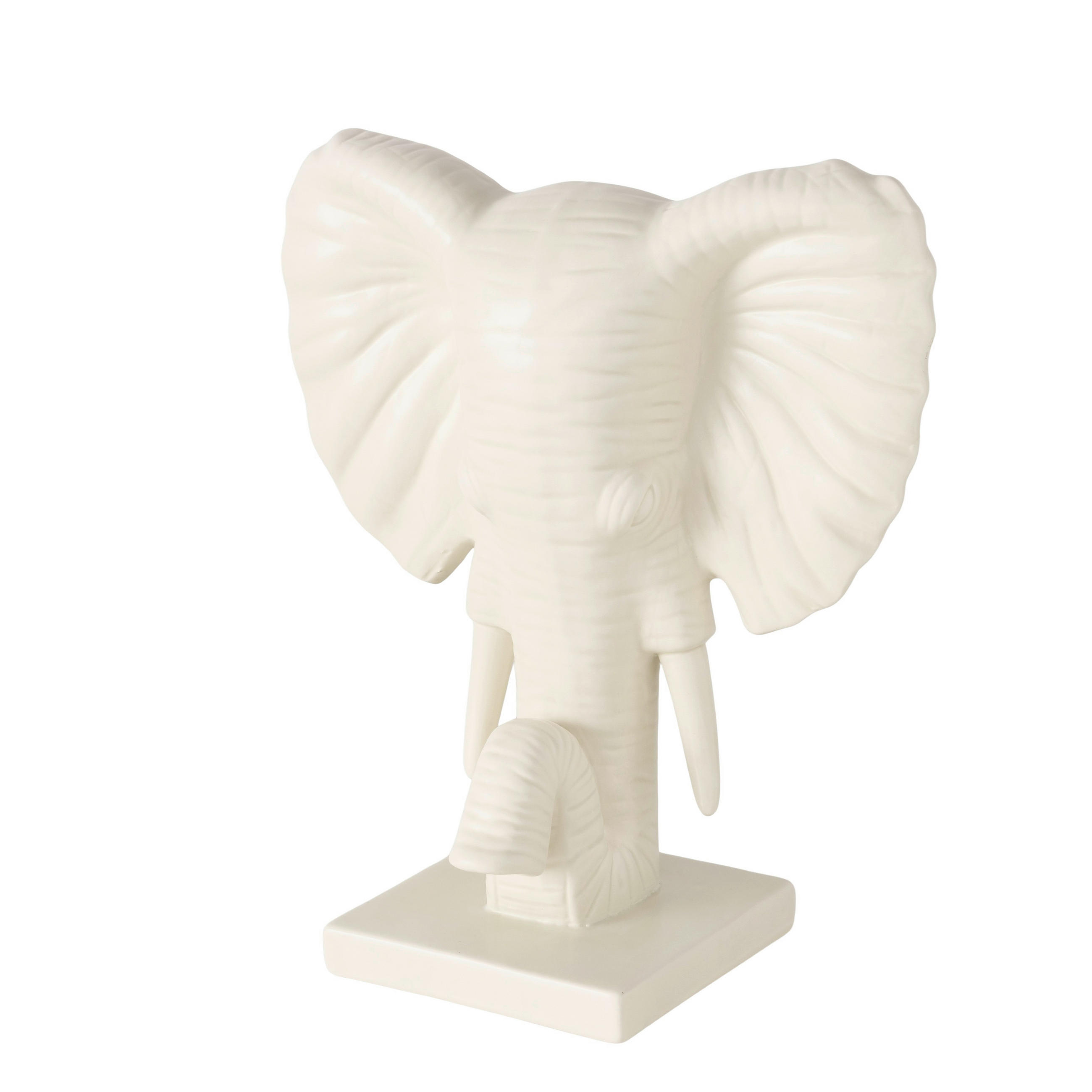 Boltze Home Skulptur Weiß 15x34.5x31 cm