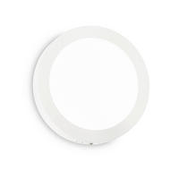 LED-DECKENLEUCHTE Univeral Round 40/4 cm   - Weiß, KONVENTIONELL, Metall (40/4cm) - Ideal Lux