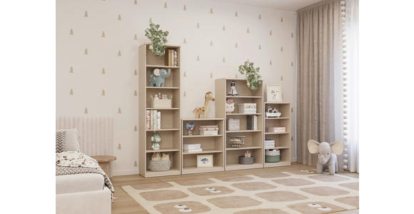 REGAL  55/84/36 cm Kaschmir  - Kaschmir/Schwarz, Basics, Holzwerkstoff (55/84/36cm) - Xora