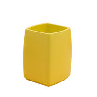 ZAHNPUTZBECHER Kunststoff  - Gelb, Basics, Kunststoff (7,9/11/7,9cm) - Sadena