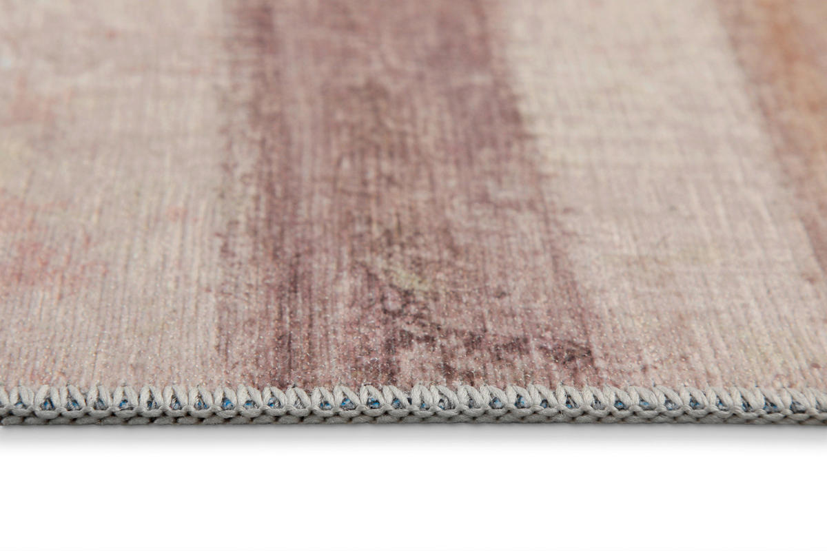FLACHWEBETEPPICH  Wohnzimmer 200/300 cm Esprit Altrosa, Terracotta rechteckig  - Terracotta/Altrosa, Basics, Textil (200/300cm) - Esprit