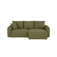 ECKSOFA Olivgrün Cord  - Olivgrün, Design, Textil (250/151cm) - MID.YOU