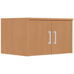 AUFSATZSCHRANK 72/43/54 cm  in  - Silberfarben/Buchefarben, Basics, Holzwerkstoff/Kunststoff (72/43/54cm) - Xora