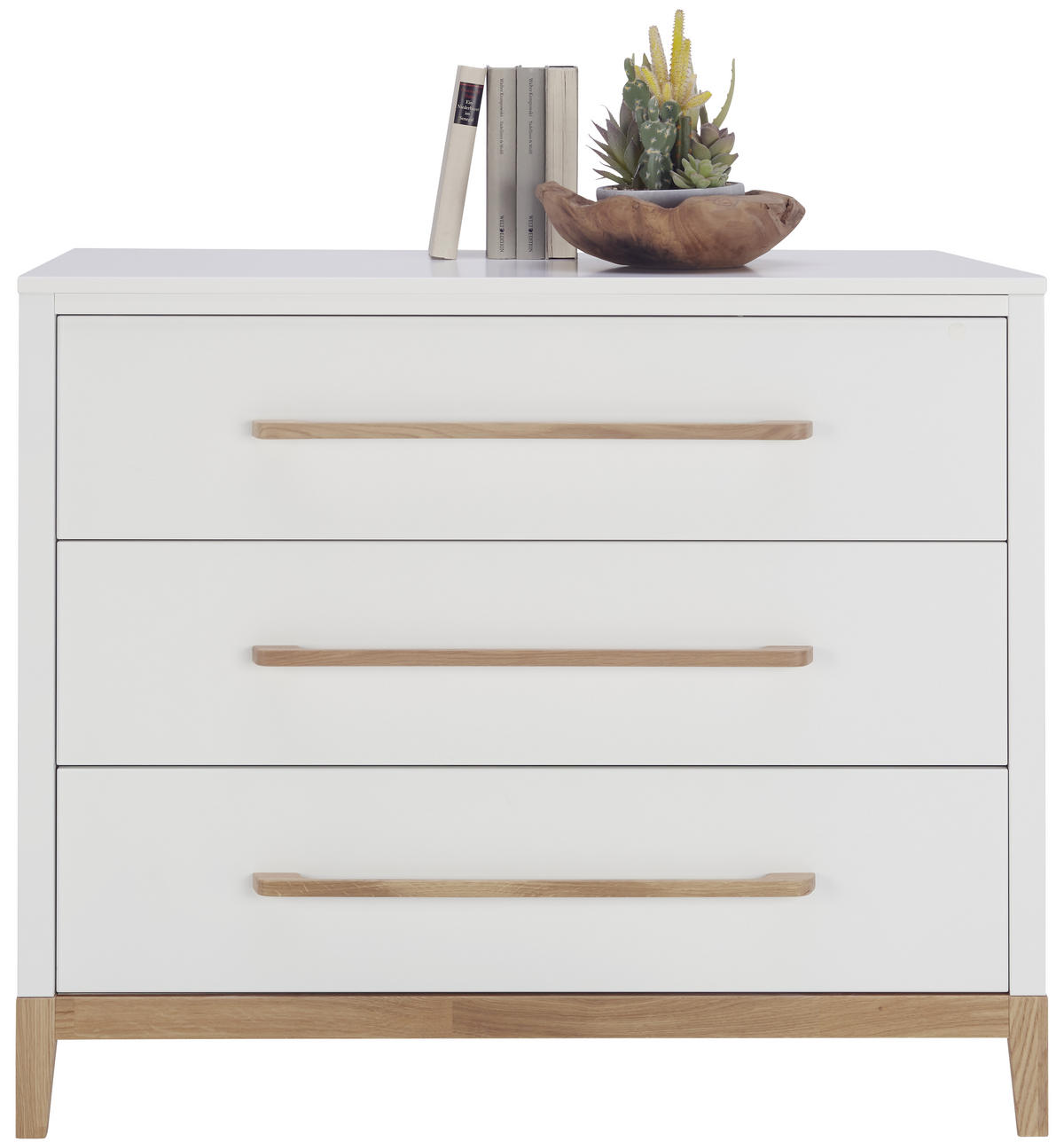 KOMMODE  in 110/92/47 cm  - Eichefarben/Weiß, LIFESTYLE, Holz/Holzwerkstoff (110/92/47cm) - Stylife