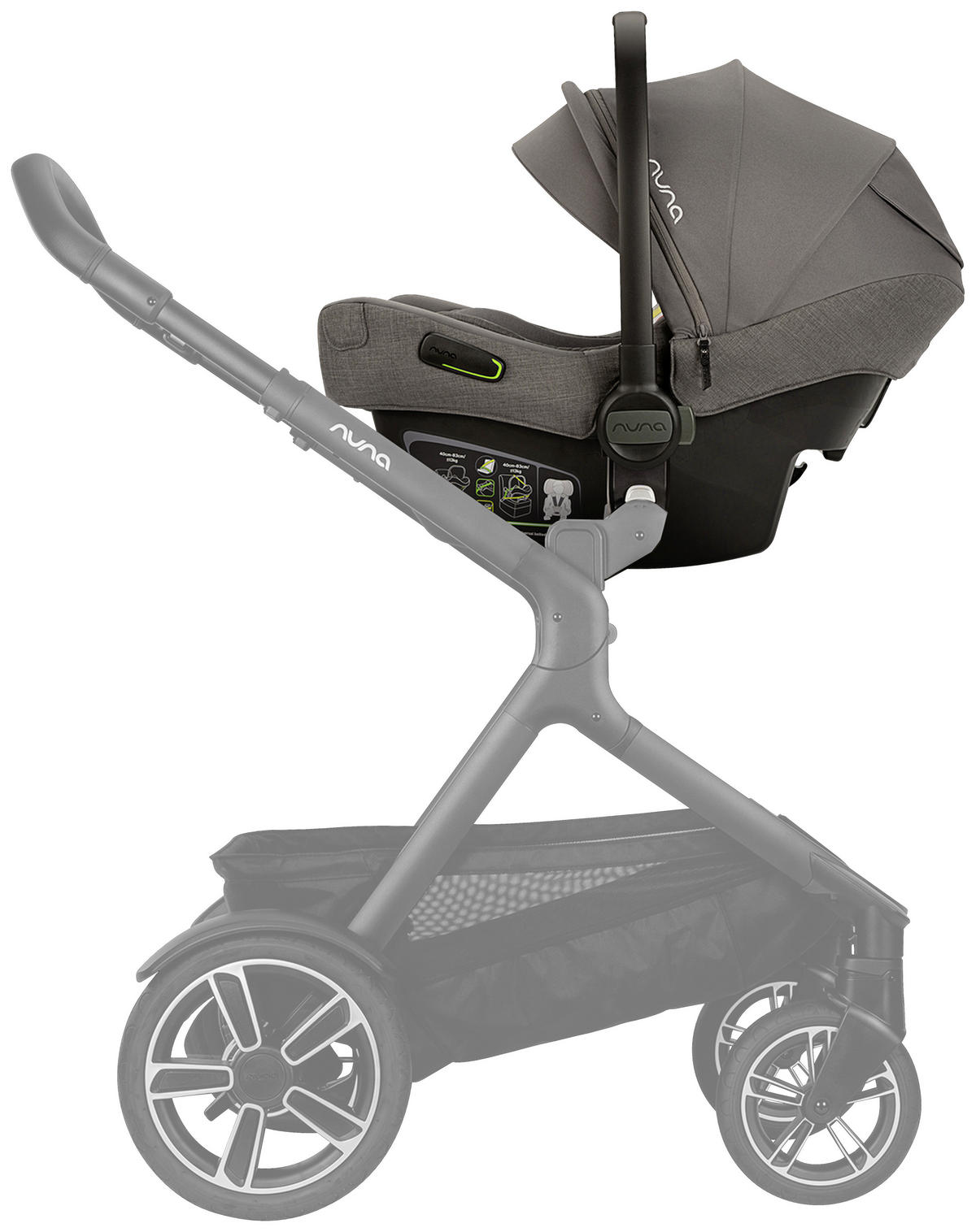 BABYSCHALE PIPA NEXT  - Grau, Basics, Kunststoff/Textil (45/35/60cm) - Nuna