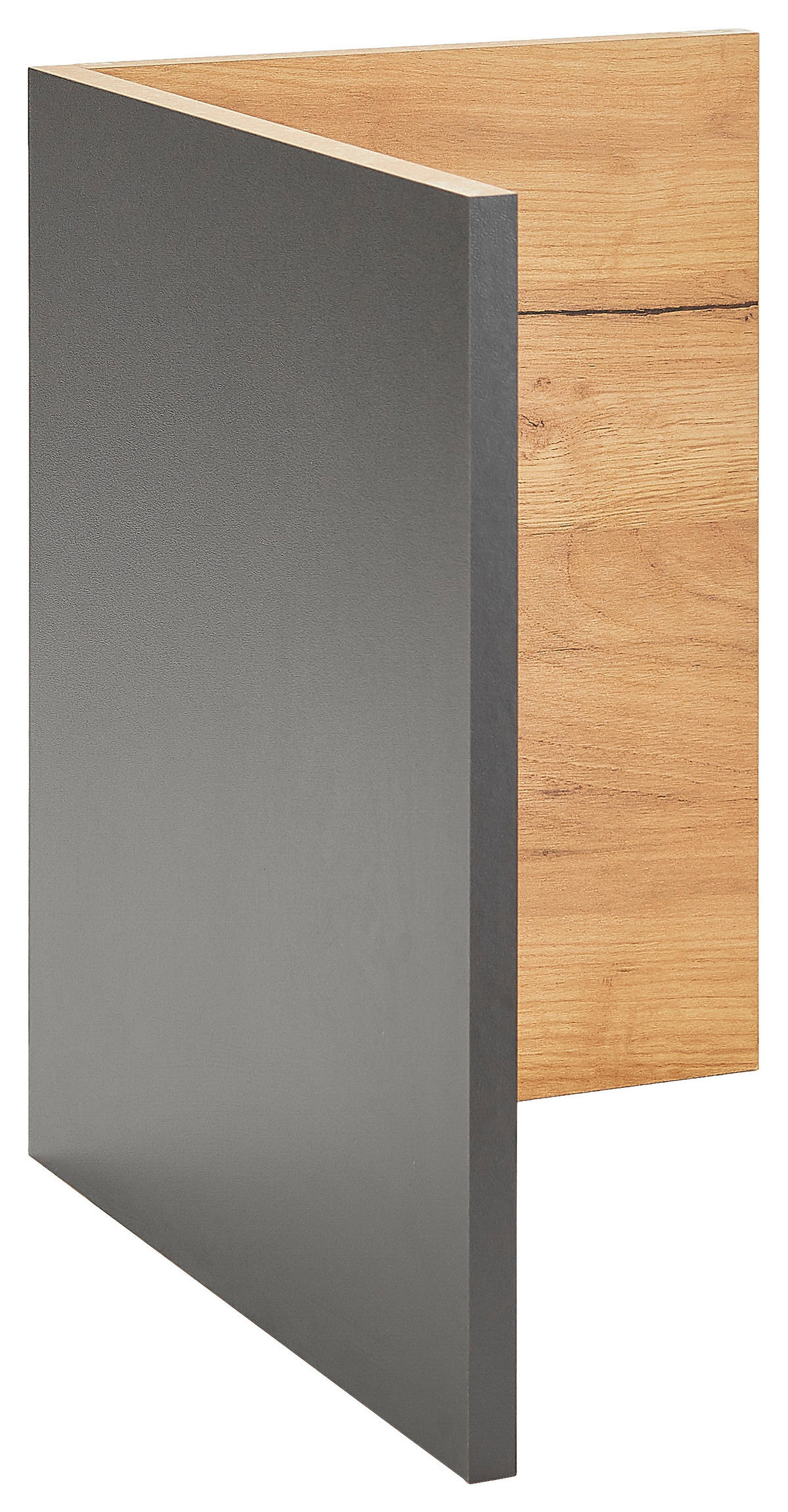 REGALEINSATZ - Eichefarben/Graphitfarben, MODERN, Holzwerkstoff (27/37/35cm) - Novel