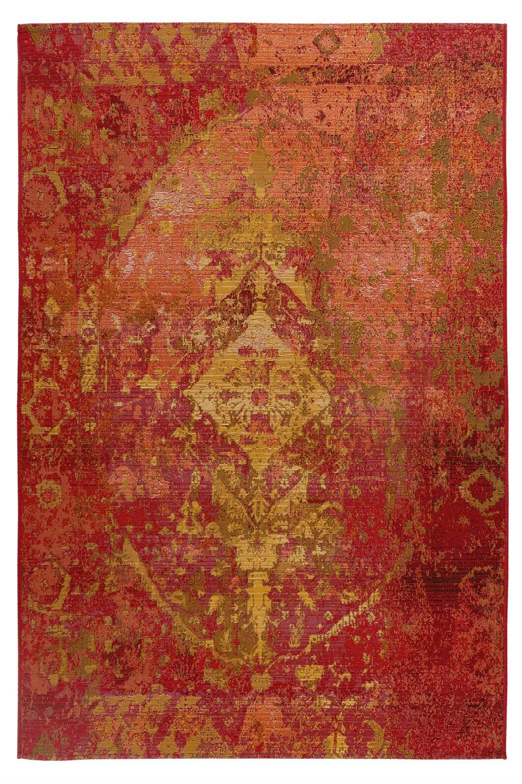 FLACHWEBETEPPICH 120/170 cm Rot  - Rot, Basics, Textil (120/170cm) - Kayoom